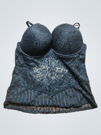 Black Lace Bustier