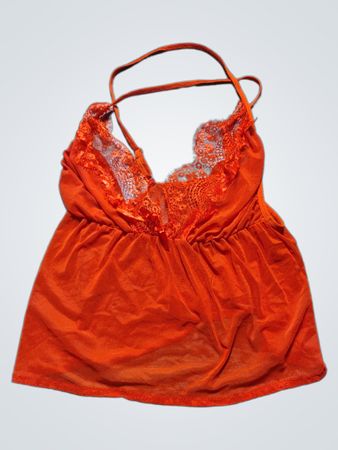 Orange Lace Camisole
