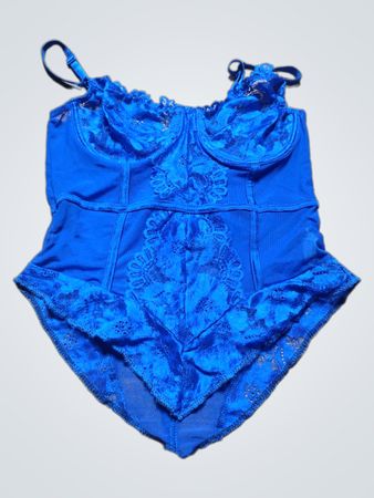 Blue Lace Bodysuit