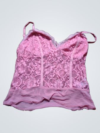 Pink Lace Camisole