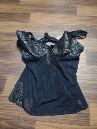Black Lace Bustier