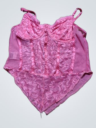 Pink Lace Camisole