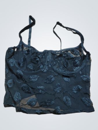 Black Sheer Top