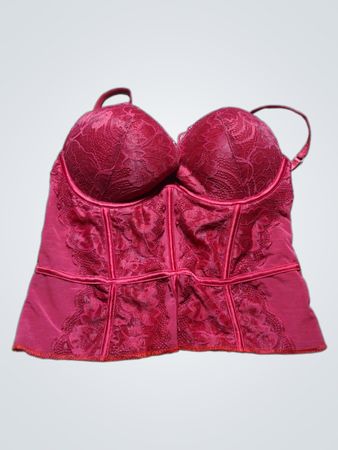 Red Lace Bustier