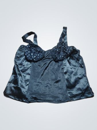 Black Satin Camisole