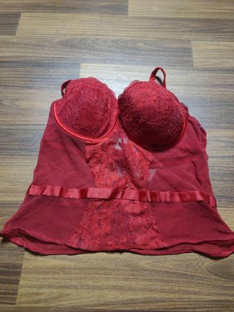 Red Lace Bra
