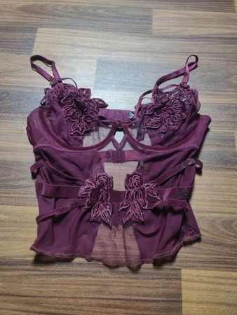 Purple Lace Bustier