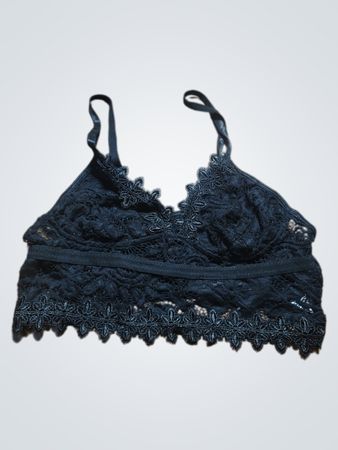 Black Lace Bra