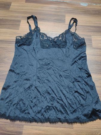 Black Lace Trim Camisole