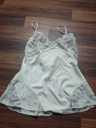 Ivory Lace Camisole Bodysuit