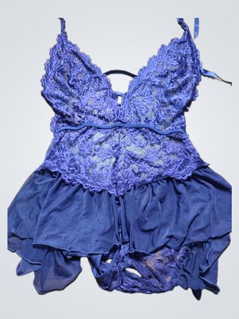 Blue Lace Chemise