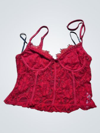 Red Lace Camisole