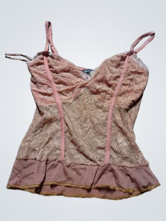 Pink Lace Camisole