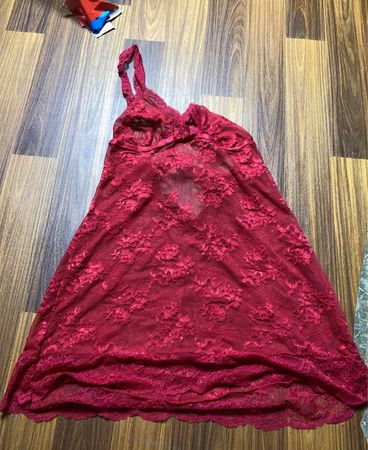 Red Lace Dress