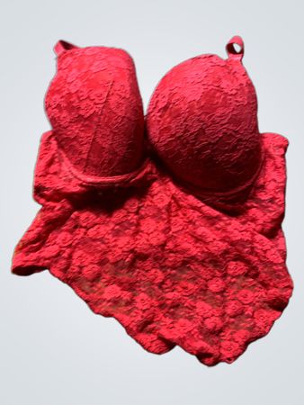 Red Lace Bra