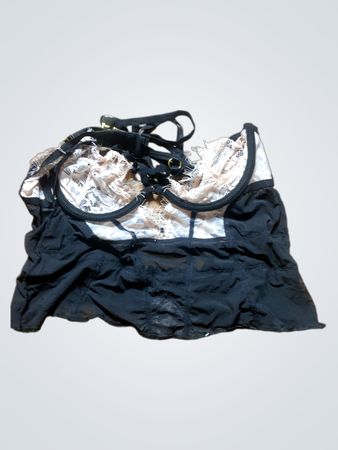 Black Lace Bra