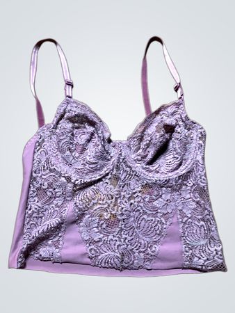 Lace Purple Bra Top