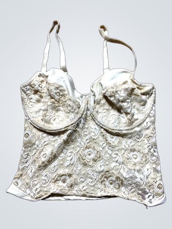 Lace Trimmed Bustier