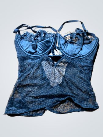 Black Lace Bustier