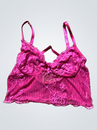 Pink Lace Bra