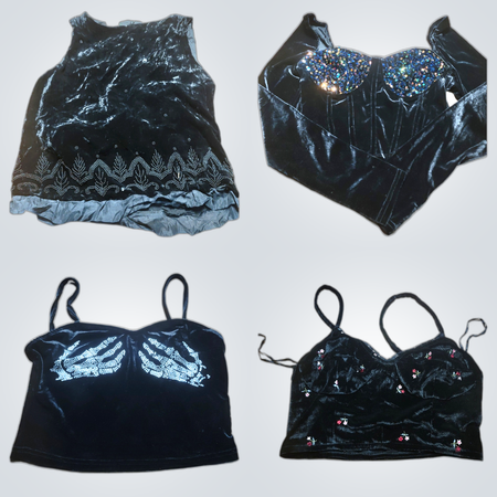 Pack of party velvet top  🖤