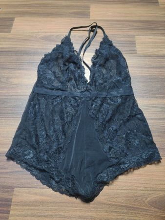 Black Lace Trim Camisole