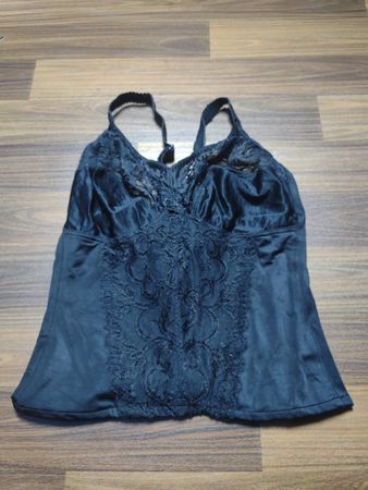 Schwarzes Spitzen-Camisole