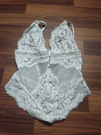 White Lace Teddy