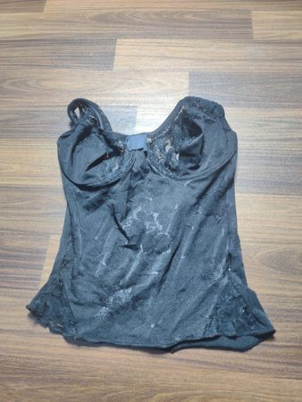 Schwarzes Spitzen-Cami