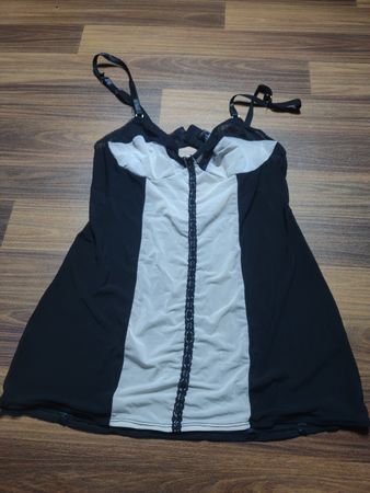 Rene K. Lingerie Mesh & Micro Camisole