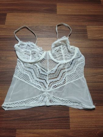 Undiz White Lace Bralette