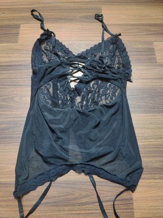 Black Lace Teddy Lingerie