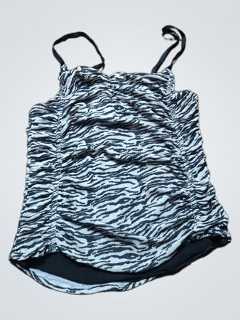 Topshop Cami Top Zebra Print