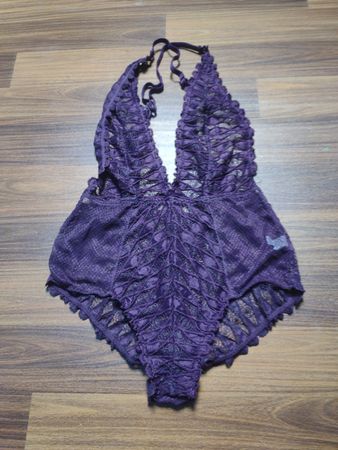 Etain Purple Lace Teddy