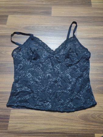Ann Summers Schwarzes Spitzentop