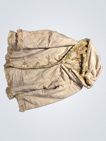 Beige Faux Fur Lined Jacket
