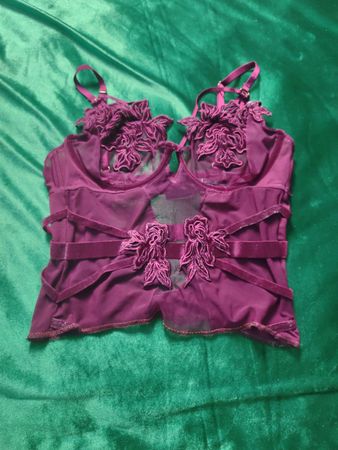 Purpur Spitzen Teddy