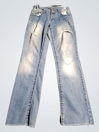 Angels Distressed Bootcut Jeans