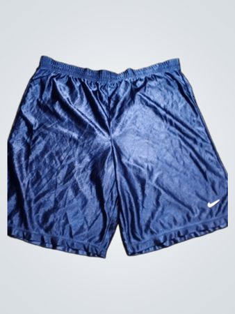 Nike Men's Navy Blue Polyester Athletic Shorts