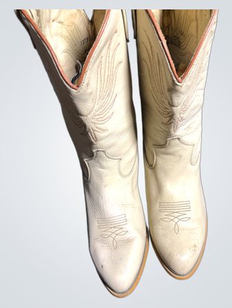 Cream Cowboy Boots