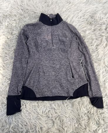 Lululemon Athletica Gray Heather 1/4 Zip Pullover