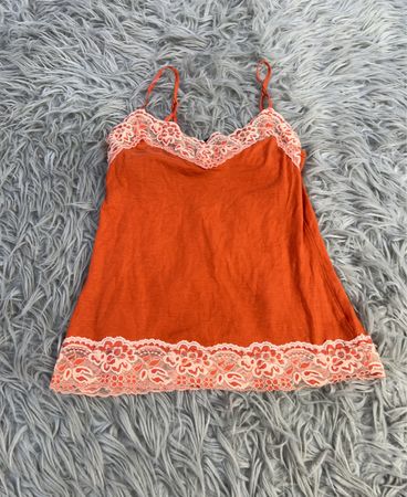 New York & Company Intimates Camisole à dentelle orange