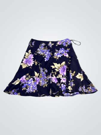K Studio Collection Floral Print A-Line Rock