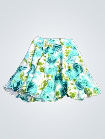Chadwick's Floral Print Skirt