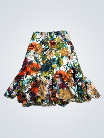 Dressbarn Floral Midi Rock
