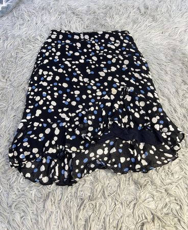 Style & Co. Damen Polka Dot Rüschenshirt