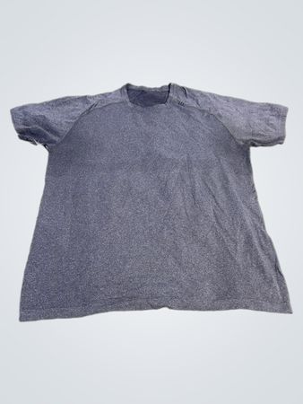 T-shirt de sport à manches courtes Lululemon gris chiné