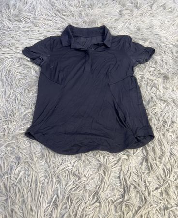 Lululemon Dark Gray Polo Shirt