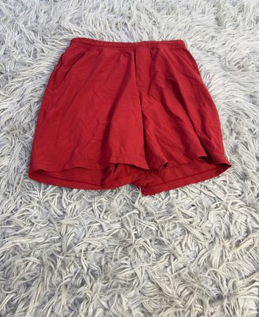 Red Lululemon Athletic Shorts