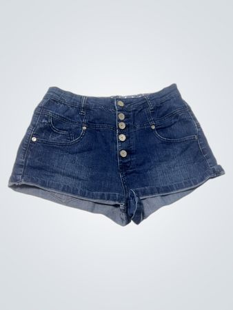 Fast berüchtigte hoch taillierte Denim-Shorts